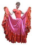 Репетиционная розовая юбка