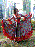 Цыганский костюмцыганский костюм  Красные лепестки